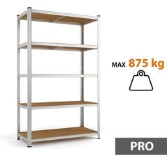 Sandėliavimo lentynos stelažai Tonro 180x90x40 PRO (2 vnt) цена и информация | Стеллажи, полки | pigu.lt