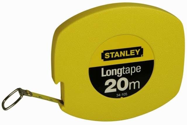 Stanley C, korpuso plieno juosta, 30 m kaina ir informacija | Mechaniniai įrankiai | pigu.lt