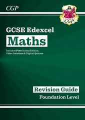 GCSE Maths Edexcel Revision Guide: Foundation inc Online Edition, Videos & Quizzes kaina ir informacija | Knygos paaugliams ir jaunimui | pigu.lt