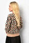 Moteriškas džemperis Jasmine su leopardo raštais, SW-93481-2 kaina ir informacija | Megztiniai moterims | pigu.lt
