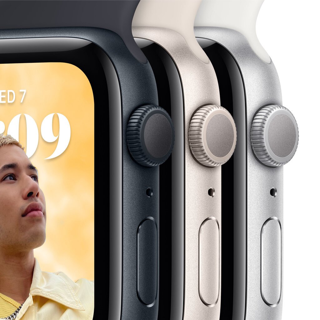 Apple Watch SE2nd Gen GPS + Cellular 40mm Midnight Aluminium Case ,Midnight Sport Band - MNPL3UL/A kaina ir informacija | Išmanieji laikrodžiai (smartwatch) | pigu.lt