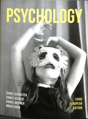 Psychology: Third European Edition 3rd ed. 2020 kaina ir informacija | Socialinių mokslų knygos | pigu.lt