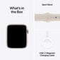 Apple Watch SE GPS + Cellular 44mm Starlight Aluminium Case with Starlight Sport Band - Regular 2nd Gen - MNPT3UL/A kaina ir informacija | Išmanieji laikrodžiai (smartwatch) | pigu.lt