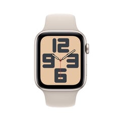 Apple Watch SE GPS + Cellular 44mm Starlight Aluminium Case with Starlight Sport Band - Regular 2nd Gen - MNPT3UL/A kaina ir informacija | Išmanieji laikrodžiai (smartwatch) | pigu.lt