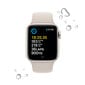 Apple Watch SE GPS + Cellular 44mm Starlight Aluminium Case with Starlight Sport Band - Regular 2nd Gen - MNPT3UL/A kaina ir informacija | Išmanieji laikrodžiai (smartwatch) | pigu.lt