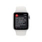 Apple Watch SE GPS + Cellular 44mm Silver Aluminium Case with White Sport Band - Regular 2nd Gen - MNQ23UL/A цена и информация | Išmanieji laikrodžiai (smartwatch) | pigu.lt