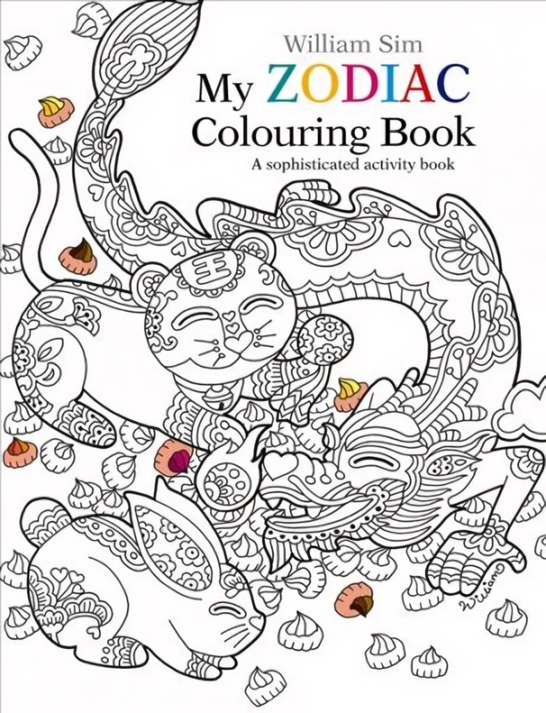 My Zodiac Colouring Book: A Sophisticated Activity Book kaina ir informacija | Spalvinimo knygelės | pigu.lt