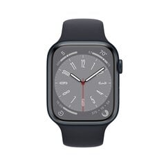 Apple Watch Series 8 45mm Midnight Aluminum/Midnight Sport Band kaina ir informacija | Išmanieji laikrodžiai (smartwatch) | pigu.lt