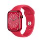 Apple Watch Series 8 GPS + Cellular 45mm (PRODUCT)RED Aluminium Case ,(PRODUCT)RED Sport Band - MNKA3UL/A kaina ir informacija | Išmanieji laikrodžiai (smartwatch) | pigu.lt