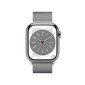 Apple Watch Series 8 GPS + Cellular 45mm Silver Stainless Steel Case ,Silver Milanese Loop MNKJ3UL/A цена и информация | Išmanieji laikrodžiai (smartwatch) | pigu.lt