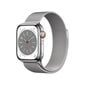 Apple Watch Series 8 GPS + Cellular 45mm Silver Stainless Steel Case ,Silver Milanese Loop MNKJ3UL/A kaina ir informacija | Išmanieji laikrodžiai (smartwatch) | pigu.lt