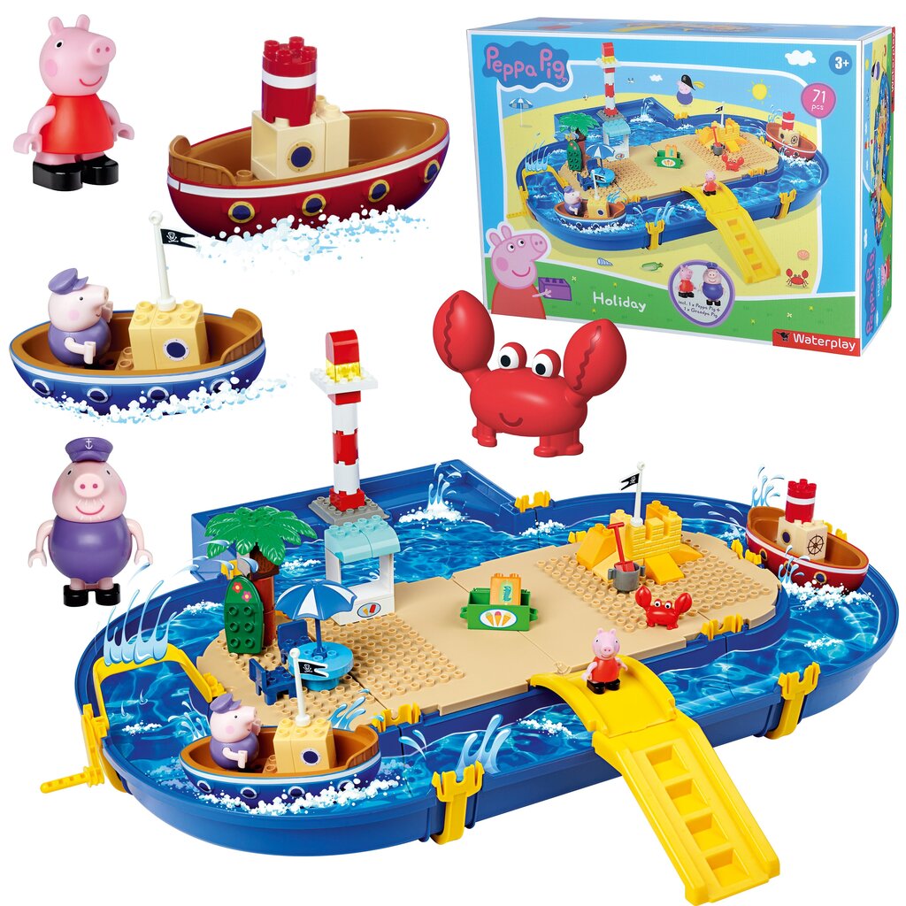 BIG Waterplay Holiday Peppa Pig Water Track цена | pigu.lt