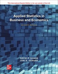 ISE Applied Statistics in Business and Economics 7th edition kaina ir informacija | Ekonomikos knygos | pigu.lt