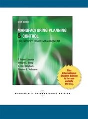 Manufacturing Planning and Control for Supply Chain Management 6th edition kaina ir informacija | Ekonomikos knygos | pigu.lt