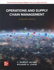 ISE Operations and Supply Chain Management 16th edition kaina ir informacija | Ekonomikos knygos | pigu.lt