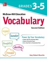 McGraw-Hill Education Vocabulary Grades 3-5, Second Edition 2nd edition kaina ir informacija | Knygos paaugliams ir jaunimui | pigu.lt