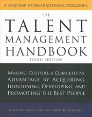 Talent Management Handbook, Third Edition: Making Culture a Competitive Advantage by Acquiring, Identifying, Developing, and Promoting the Best People 3rd edition kaina ir informacija | Ekonomikos knygos | pigu.lt