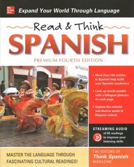 Read & Think Spanish, Premium Fourth Edition 4th edition цена и информация | Пособия по изучению иностранных языков | pigu.lt