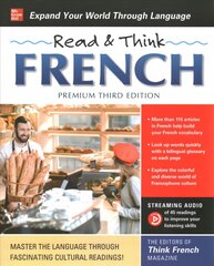 Read & Think French, Premium Third Edition 3rd edition kaina ir informacija | Užsienio kalbos mokomoji medžiaga | pigu.lt