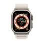 Apple Watch Ultra GPS + Cellular, 49mm Titanium Case ,Starlight Alpine Loop - Small MQFQ3EL/A LV-EE kaina ir informacija | Išmanieji laikrodžiai (smartwatch) | pigu.lt
