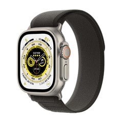 Apple Watch Ultra GPS + Cellular, 49mm Titanium Case ,Black/Gray Trail Loop - S/M MQFW3EL/A LV-EE kaina ir informacija | Išmanieji laikrodžiai (smartwatch) | pigu.lt