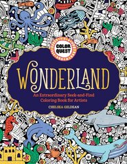 Color Quest: Wonderland: An Extraordinary Seek-and-Find Coloring Book for Artists цена и информация | Книги о питании и здоровом образе жизни | pigu.lt