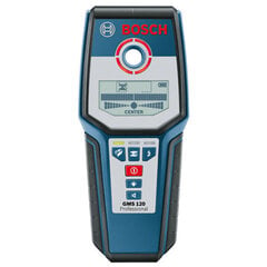 Детектор Bosch GMS 120, 80-120 мм цена и информация | Металлодетекторы | pigu.lt