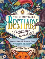 Illustrated Bestiary: Collectible Box Set: Guidance and Rituals from 36 Inspiring Animals; Includes Hardcover Book,   Deluxe Oracle Card Set, and Carrying Pouch цена и информация | Самоучители | pigu.lt