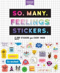 So. Many. Feelings Stickers.: 2,700 Stickers for Every Mood kaina ir informacija | Knygos apie sveiką gyvenseną ir mitybą | pigu.lt