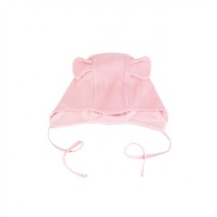 Хлопковая шапка TuTu на весну и осень, розовая цена и информация | Шапки, перчатки, шарфики для новорожденных | pigu.lt