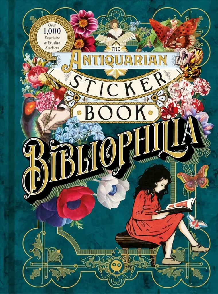 Antiquarian Sticker Book: Bibliophilia цена и информация | Knygos apie sveiką gyvenseną ir mitybą | pigu.lt