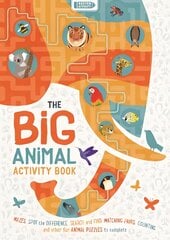 Big Animal Activity Book: Fun, Fact-filled Wildlife Puzzles for Kids to Complete цена и информация | Книги для малышей | pigu.lt