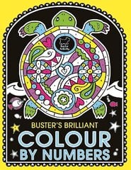 Buster's Brilliant Colour By Numbers цена и информация | Книги для малышей | pigu.lt