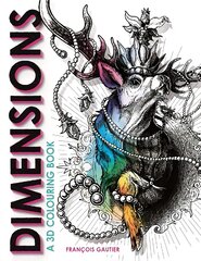 Dimensions: A 3D Colouring Book kaina ir informacija | Knygos mažiesiems | pigu.lt