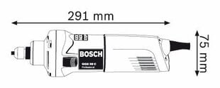 Elektrinis šlifuoklis Bosch 600W, be akumuliatoriaus ir įkroviklio kaina ir informacija | Šlifuokliai | pigu.lt