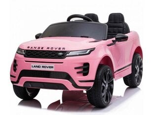 Vienvietis vaikiškas elektrinis Land Rover Evoque visureigis, rožinis kaina ir informacija | Elektromobiliai vaikams | pigu.lt