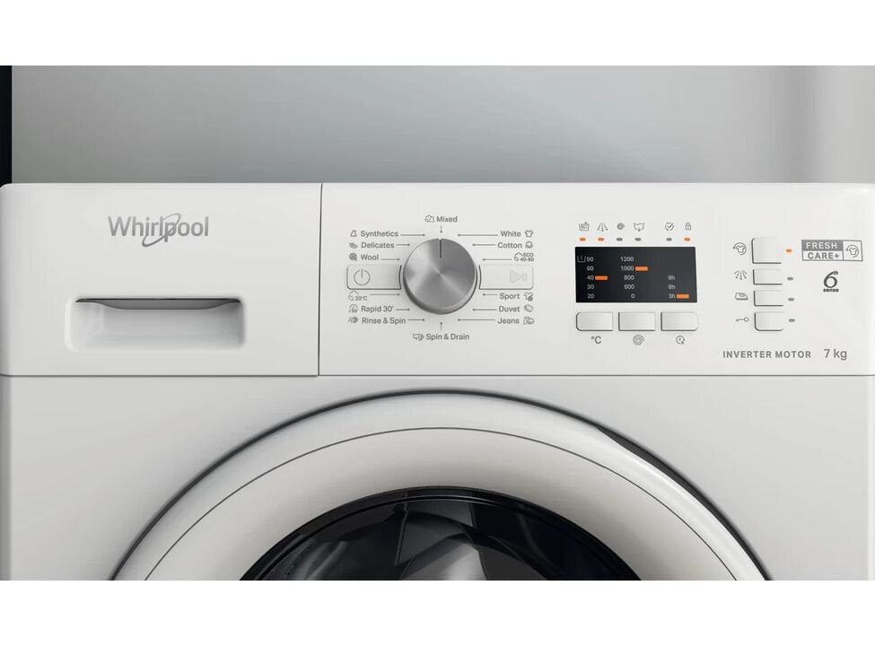 Whirlpool FFL 7259 W EE цена и информация | Skalbimo mašinos | pigu.lt