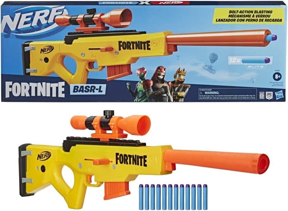 Žaislinis šautuvas Nerf Fortnite Basr-L kaina ir informacija | Žaislai berniukams | pigu.lt