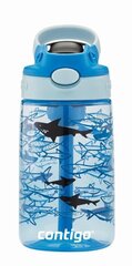 Детская бутылка Easy Clean Blue Sharks цена и информация | Фляги для воды | pigu.lt