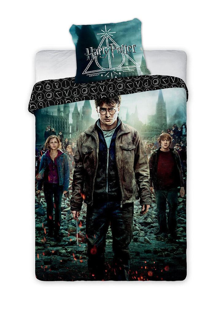 Vaikiškas patalynės komplektas Harry Potter, 140x200, 2 dalių цена и информация | Patalynė kūdikiams, vaikams | pigu.lt