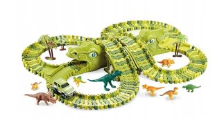 Dinozaurų lenktynių trakas Mega Big, 270 d. цена и информация | Игрушки для мальчиков | pigu.lt