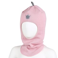 Шапка-шлем для девочек Kivat 466*19 6419580159796, светло-розовая  цена и информация | Шапки, перчатки, шарфы для девочек | pigu.lt