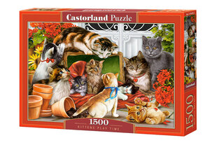 Dėlionė Castorland Kittens Play Time, 1500 dalių kaina ir informacija | Dėlionės (puzzle) | pigu.lt