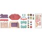 Virtuvė lagamine, 23x18x11, rožinė цена и информация | Žaislai kūdikiams | pigu.lt