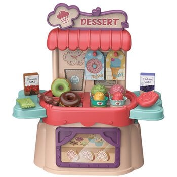 Кухня в чемодане, 23x18x11 см, розовая цена и информация | Игрушки для малышей | pigu.lt