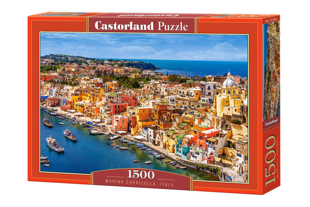 Dėlionė Castorland Marina Corricella, Italija, 1500 dalių цена и информация | Dėlionės (puzzle) | pigu.lt