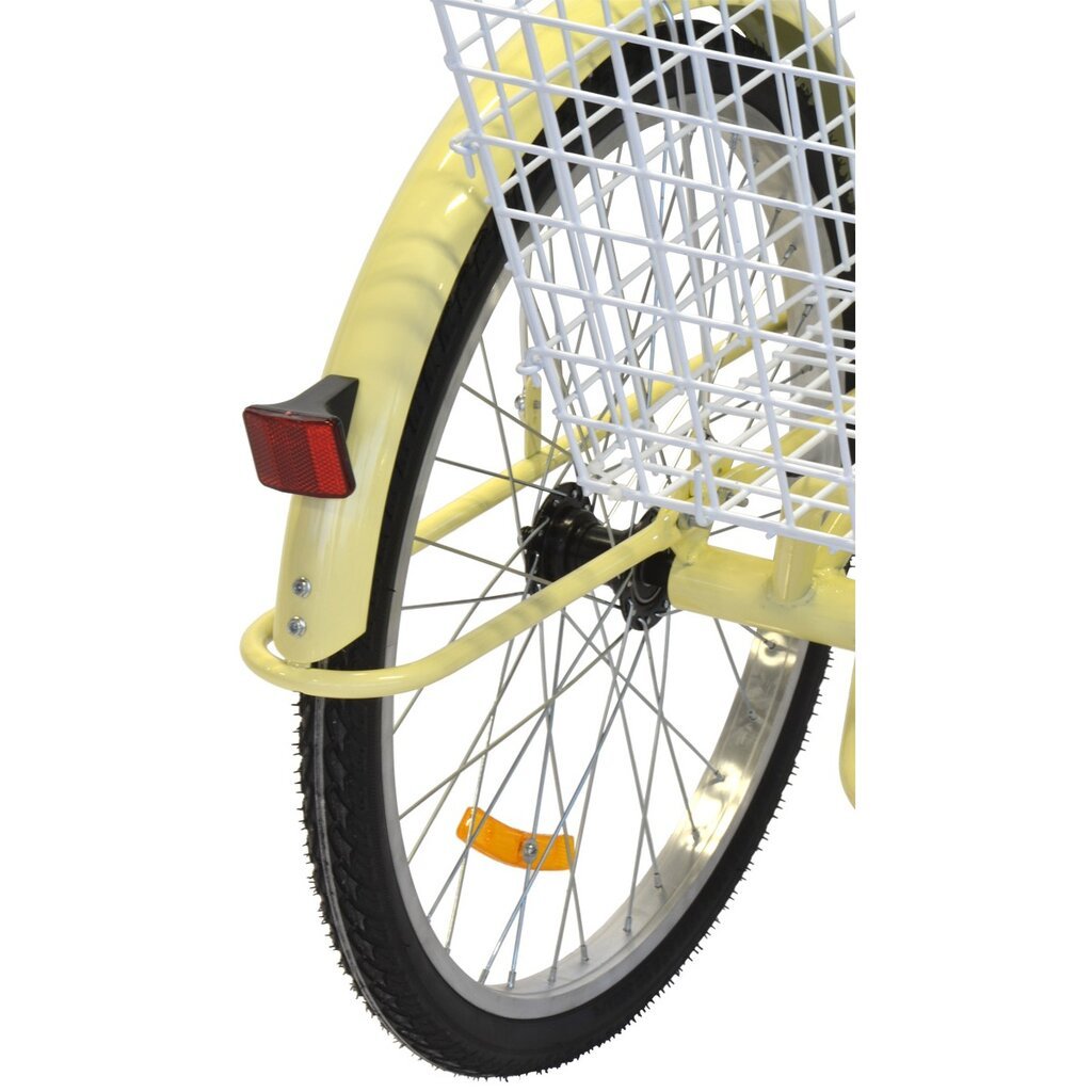 Triratis dviratis Enero, geltonas kaina ir informacija | Dviračiai | pigu.lt