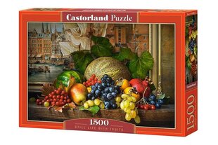 Dėlionė Castorland Still Life with Fruits, 1500 dalių kaina ir informacija | Dėlionės (puzzle) | pigu.lt