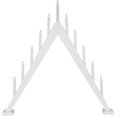 Medinė trikampė žvakidė balta 33W 78x79cm Trill 212-28