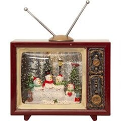 LED šviesus dekoras rudas su krintančio sniego efektu AA 0,06W 16x19cm Vinter 991-91 kaina ir informacija | Kalėdinės dekoracijos | pigu.lt